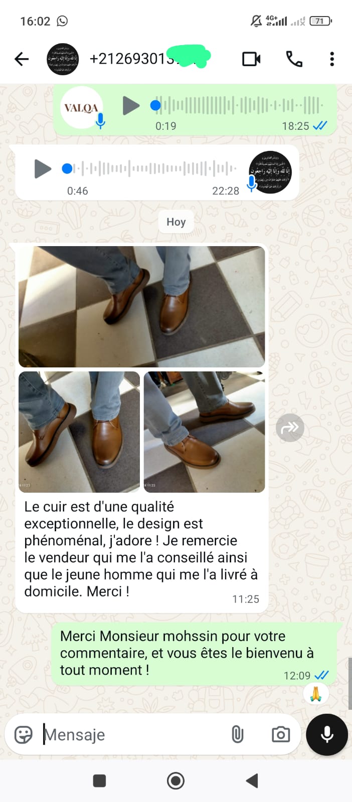 ALTO MARRON- CUIR 100% VÉRITABLE