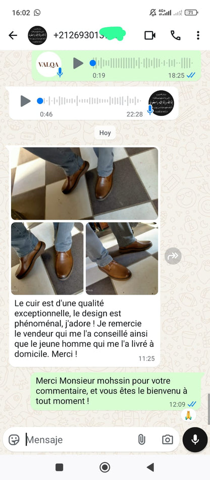 ALTO MARRON- CUIR 100% VÉRITABLE