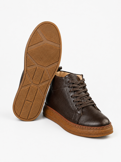 ELEVADO MARRON- CUIR 100% VÉRITABLE