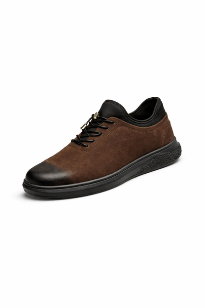 WRAYN MARRON- DAIM 100% VÉRITABLE - Tres Confortable