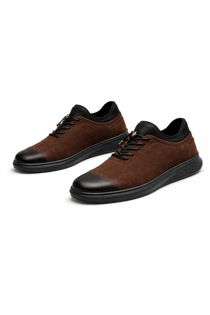 WRAYN MARRON- DAIM 100% VÉRITABLE - Tres Confortable