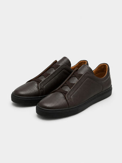 WRAYN MARRON- CUIR 100% VÉRITABLE