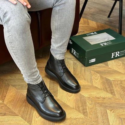 RIVÉ NOIR- CUIR 100% VÉRITABLE