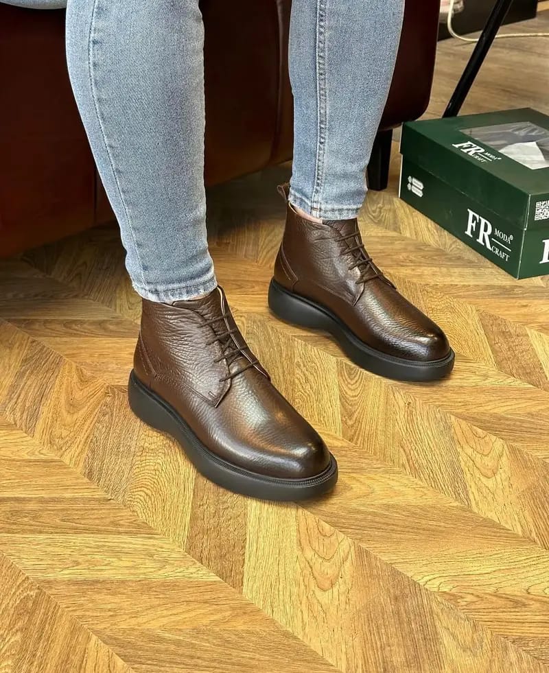 RIVÉ MARRON- CUIR 100% VÉRITABLE