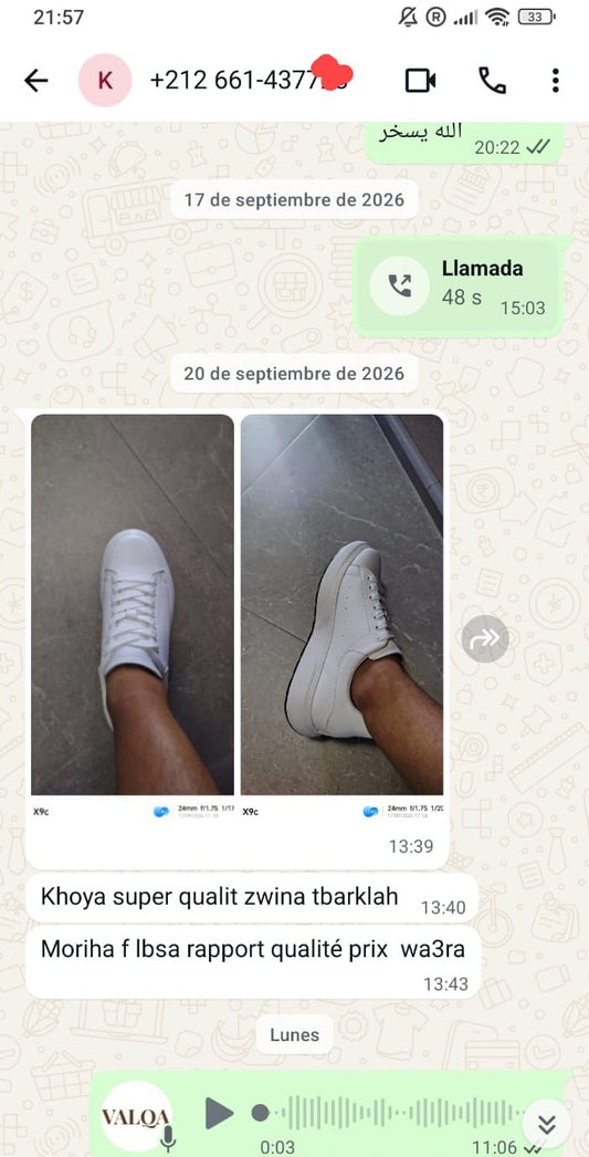 WRAYEN BLANC- CUIR 100% VÉRITABLE