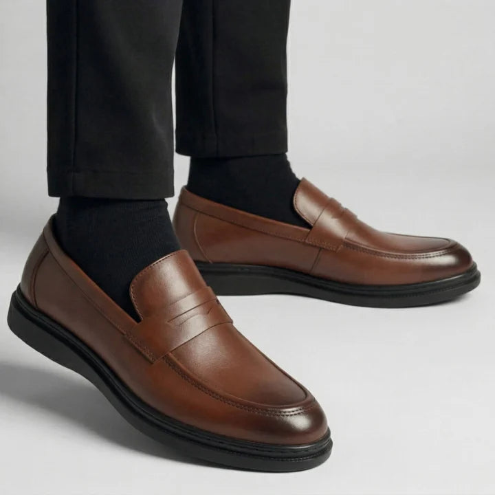Chaussure Marron de Luxe Tres Confortable 100% Cuir