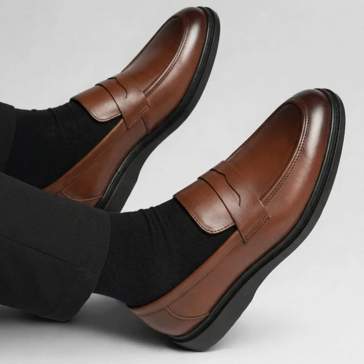 Chaussure Noir de Luxe Tres Confortable 100% Cuir