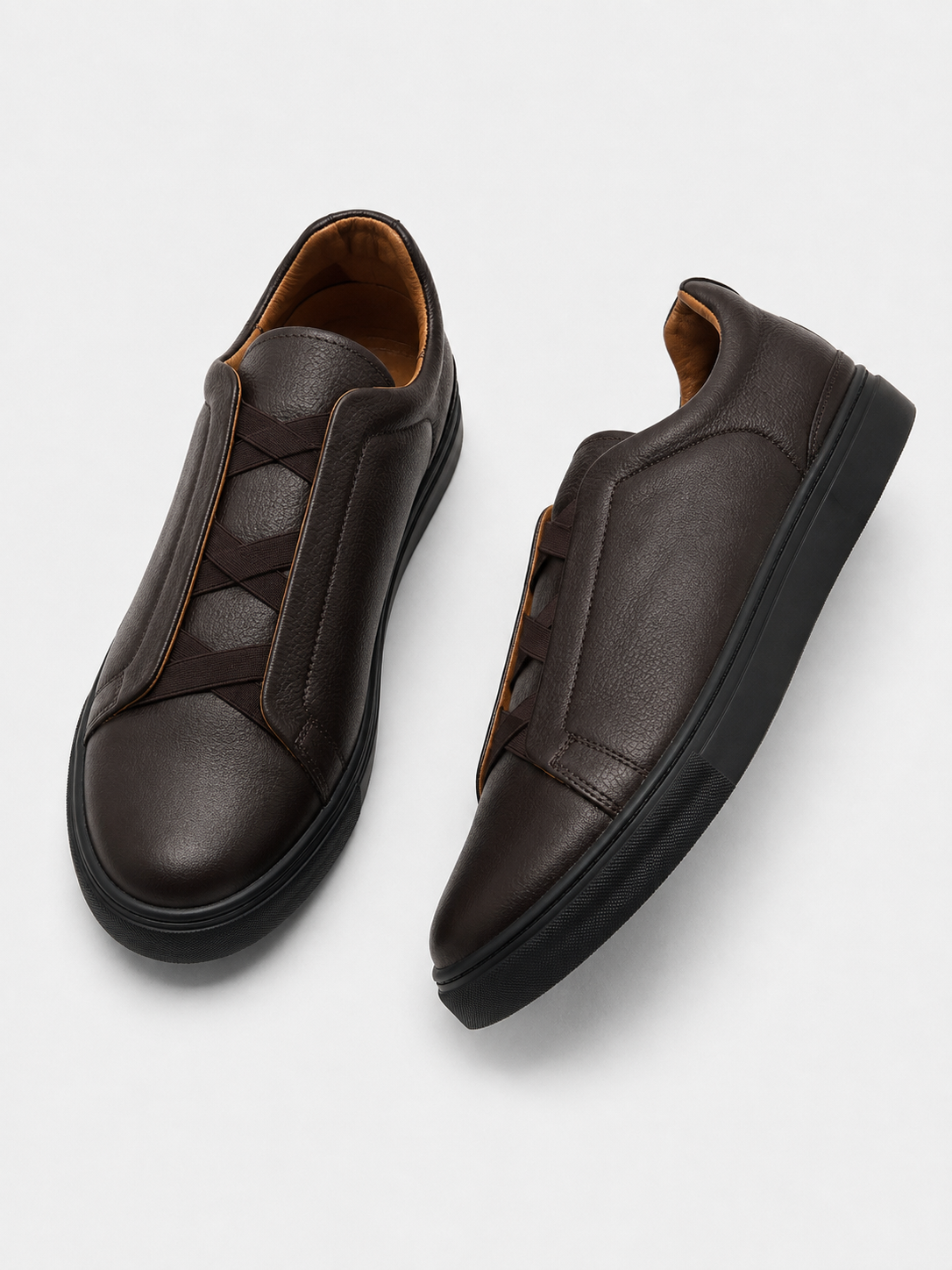WRAYN MARRON- CUIR 100% VÉRITABLE