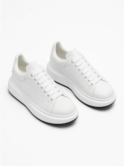 WRAYEN BLANC- CUIR 100% VÉRITABLE