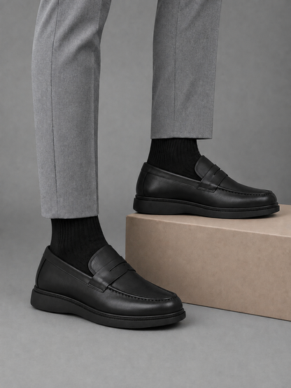 Chaussure Noir de Luxe Tres Confortable 100% Cuir