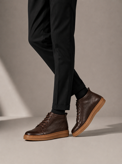 ELEVADO MARRON- CUIR 100% VÉRITABLE