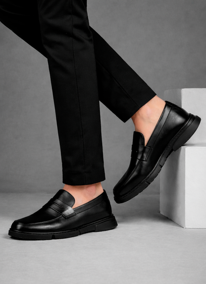 WRAYN NOIR- CUIR 100% VÉRITABLE